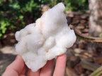 Polished Drusy Cristobalite Snow White Quartz clusters x 12 From Madagascar - Toprock Gemstones and Minerals 