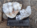 Polished Drusy Cristobalite Snow White Quartz clusters x 12 From Madagascar - Toprock Gemstones and Minerals 