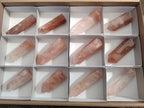 Polished Red Hematoid Quartz Display Crystals x 12 From Ambatondrazaka, Madagascar - Toprock Gemstones and Minerals 