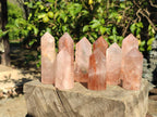 Polished Red Hematoid Quartz Display Crystals x 12 From Ambatondrazaka, Madagascar - Toprock Gemstones and Minerals 