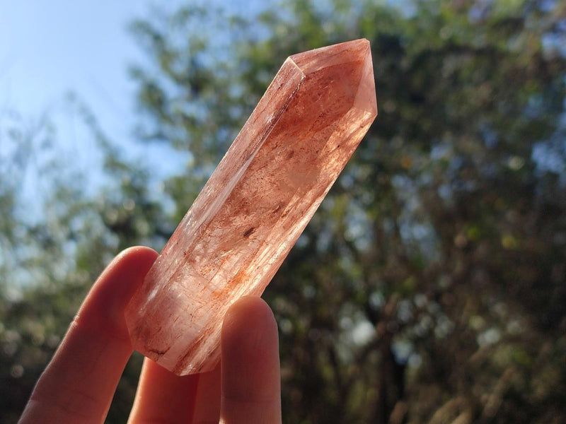 Polished Red Hematoid Quartz Display Crystals x 12 From Ambatondrazaka, Madagascar - Toprock Gemstones and Minerals 
