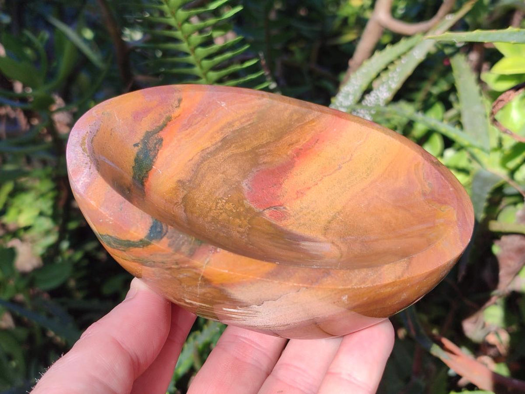 Polished Ocean Jasper Bowls x 2 From Northwest Coast, Madagascar - Toprock Gemstones and Minerals 