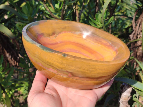 Polished Ocean Jasper Bowls x 2 From Northwest Coast, Madagascar - Toprock Gemstones and Minerals 