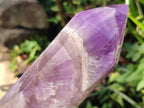 Polished Chevron Amethyst Display Crystals x 2 From Madagascar - Toprock Gemstones and Minerals 