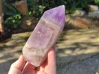 Polished Chevron Amethyst Display Crystals x 2 From Madagascar - Toprock Gemstones and Minerals 