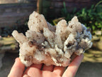 Natural Drusy Quartz Coated Calcite Cluster Specimens x 3 From Albert's Mountain, Lesotho - Toprock Gemstones and Minerals 
