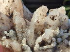 Natural Drusy Quartz Coated Calcite Cluster Specimens x 3 From Albert's Mountain, Lesotho - Toprock Gemstones and Minerals 