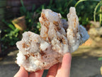 Natural Drusy Quartz Coated Calcite Cluster Specimens x 3 From Albert's Mountain, Lesotho - Toprock Gemstones and Minerals 