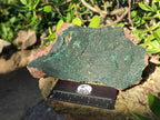 Natural Cabinet Size Botryoidal Crystalline Malachite Specimens on Dolomite Matrix x 2 From Congo - Toprock Gemstones and Minerals 