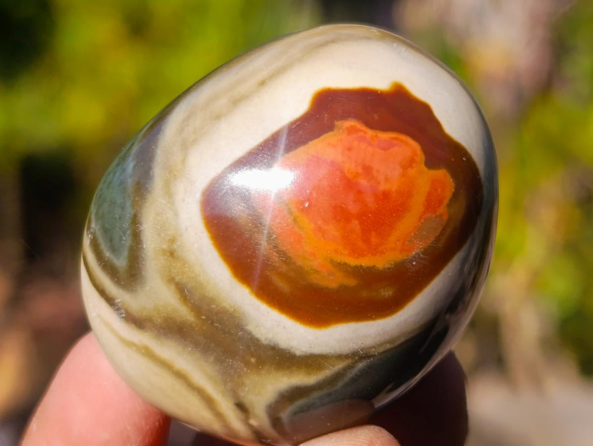 Polished Polychrome Jasper Palm Stones x 24 From NW Coast, Madagascar - Toprock Gemstones and Minerals 