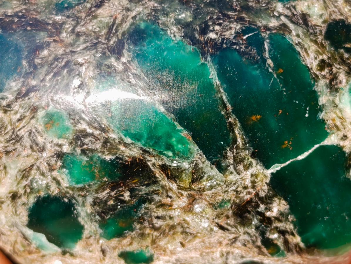 Polished Emerald Mica 'Mutokolite' Standing Display Pieces x 4 From Mutoko, Zimbabwe - Toprock Gemstones and Minerals 