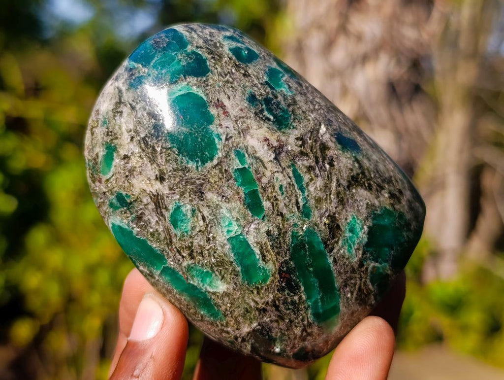 Polished Emerald Mica 'Mutokolite' Standing Display Pieces x 4 From Mutoko, Zimbabwe - Toprock Gemstones and Minerals 