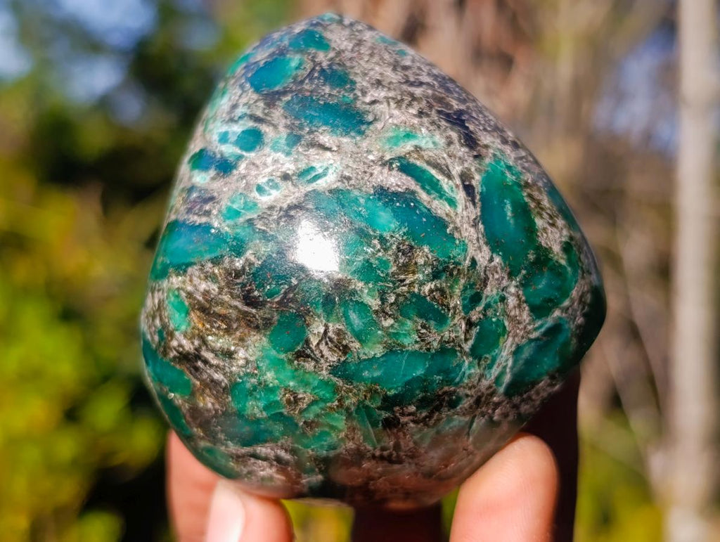 Polished Emerald Mica 'Mutokolite' Standing Display Pieces x 4 From Mutoko, Zimbabwe - Toprock Gemstones and Minerals 