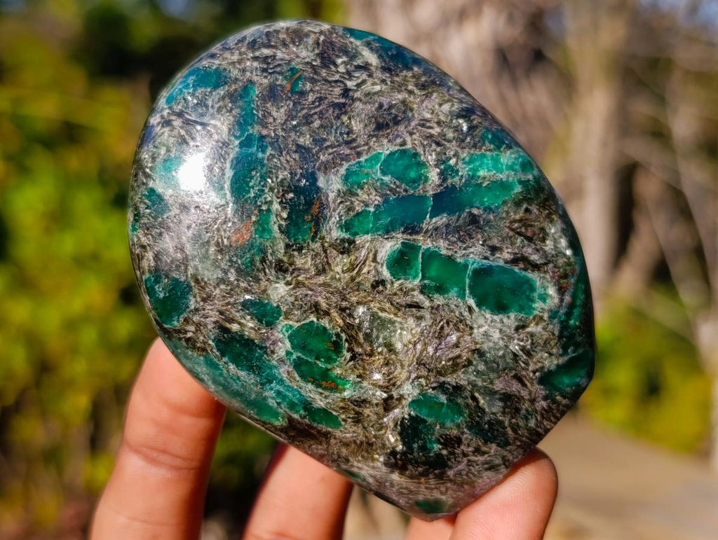 Polished Emerald Mica 'Mutokolite' Standing Display Pieces x 4 From Mutoko, Zimbabwe - Toprock Gemstones and Minerals 