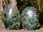 Polished Emerald Mica 'Mutokolite' Standing Display Pieces x 4 From Mutoko, Zimbabwe - Toprock Gemstones and Minerals 
