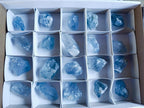 Natural Blue Celestite Single Crystals x 20 From Sakoany, Madagascar - Toprock Gemstones and Minerals 