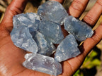 Natural Blue Celestite Single Crystals x 20 From Sakoany, Madagascar - Toprock Gemstones and Minerals 