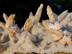 Natural Large Drusy Quartz Coated Spearhead Calcite Pseudomorph Cluster x 1 From Lesotho - Toprock Gemstones and Minerals 