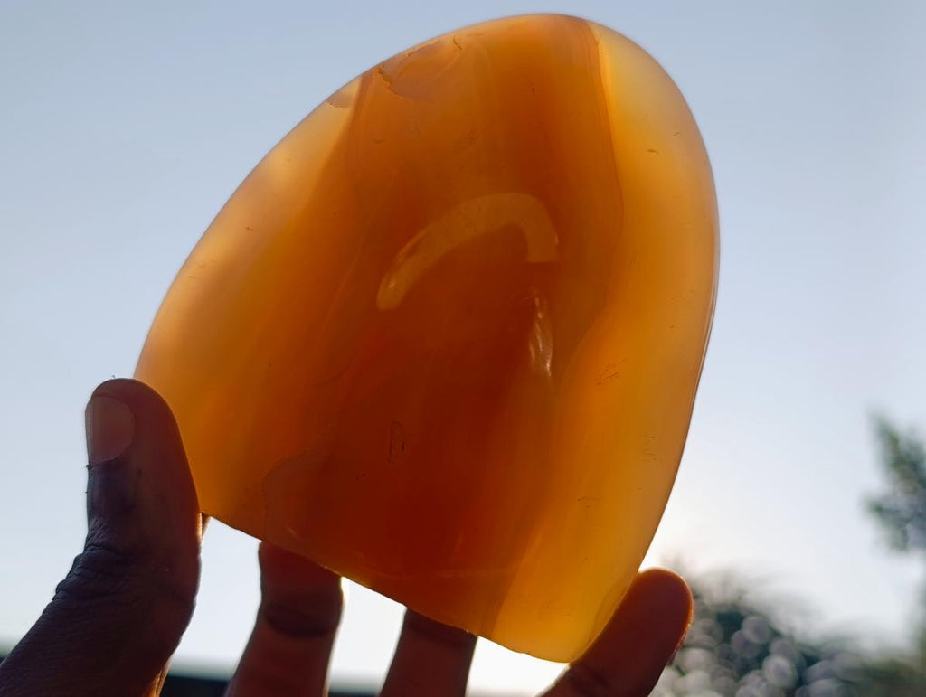 Polished Banded Agate Display Crystals x 4 From Madagascar - Toprock Gemstones and Minerals 