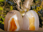 Polished Banded Agate Display Crystals x 4 From Madagascar - Toprock Gemstones and Minerals 