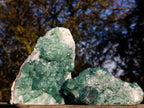 Natural Large Green Cubic Fluorite Specimens x 2 From Mandrosonoro, Madagascar - Toprock Gemstones and Minerals 