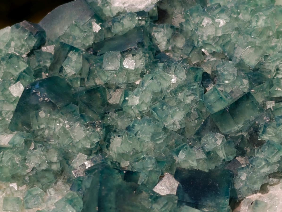 Natural Large Green Cubic Fluorite Specimens x 2 From Mandrosonoro, Madagascar - Toprock Gemstones and Minerals 