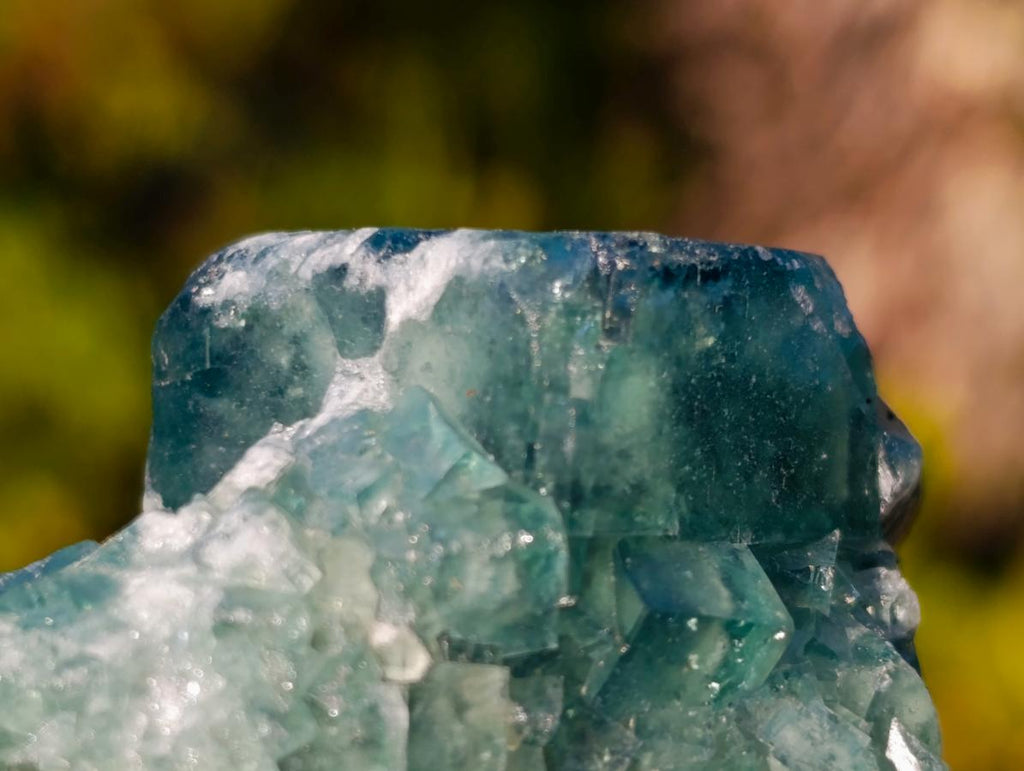 Natural Large Green Cubic Fluorite Specimens x 2 From Mandrosonoro, Madagascar - Toprock Gemstones and Minerals 