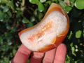 Polished Carnelian Gemstone Crescent Moons x 12 From Madagascar - Toprock Gemstones and Minerals 