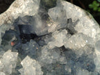 Natural Large Blue Celestite Geode Specimen x 1 From Sakoany, Madagascar - Toprock Gemstones and Minerals 