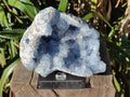 Natural Large Blue Celestite Geode Specimen x 1 From Sakoany, Madagascar - Toprock Gemstones and Minerals 