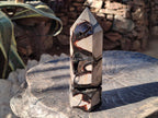 Polished Septerye Sauvage Display Crystal Tower with Vugs x 1 From Mahajanga, Madagascar - Toprock Gemstones and Minerals 