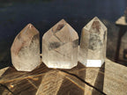 Polished Mix of Clear and Smokey Quartz Crystals x 12 From Madagascar - Toprock Gemstones and Minerals 