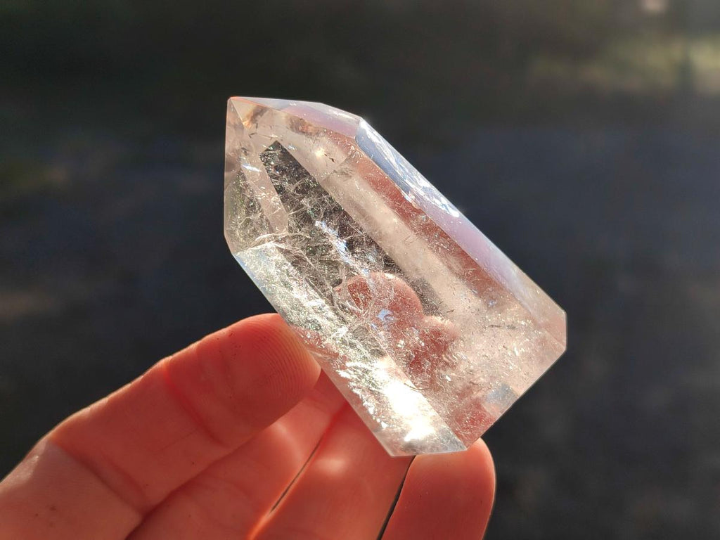 Polished Mix of Clear and Smokey Quartz Crystals x 12 From Madagascar - Toprock Gemstones and Minerals 