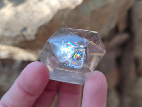 Polished Mix of Clear and Smokey Quartz Crystals x 12 From Madagascar - Toprock Gemstones and Minerals 