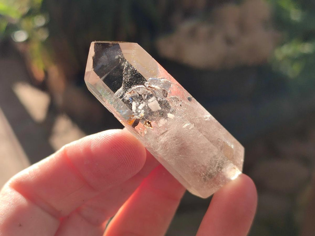 Polished Mix of Clear and Smokey Quartz Crystals x 12 From Madagascar - Toprock Gemstones and Minerals 