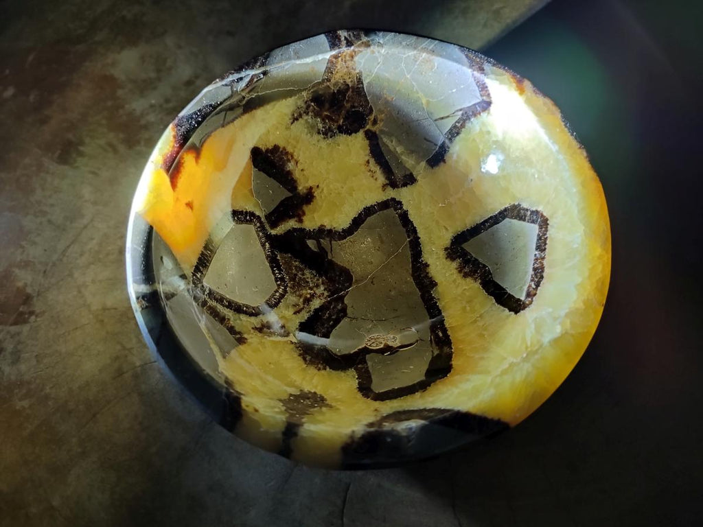 Polished Septerye Bowls x 2 From Mahajanga, Madagascar - Toprock Gemstones and Minerals 