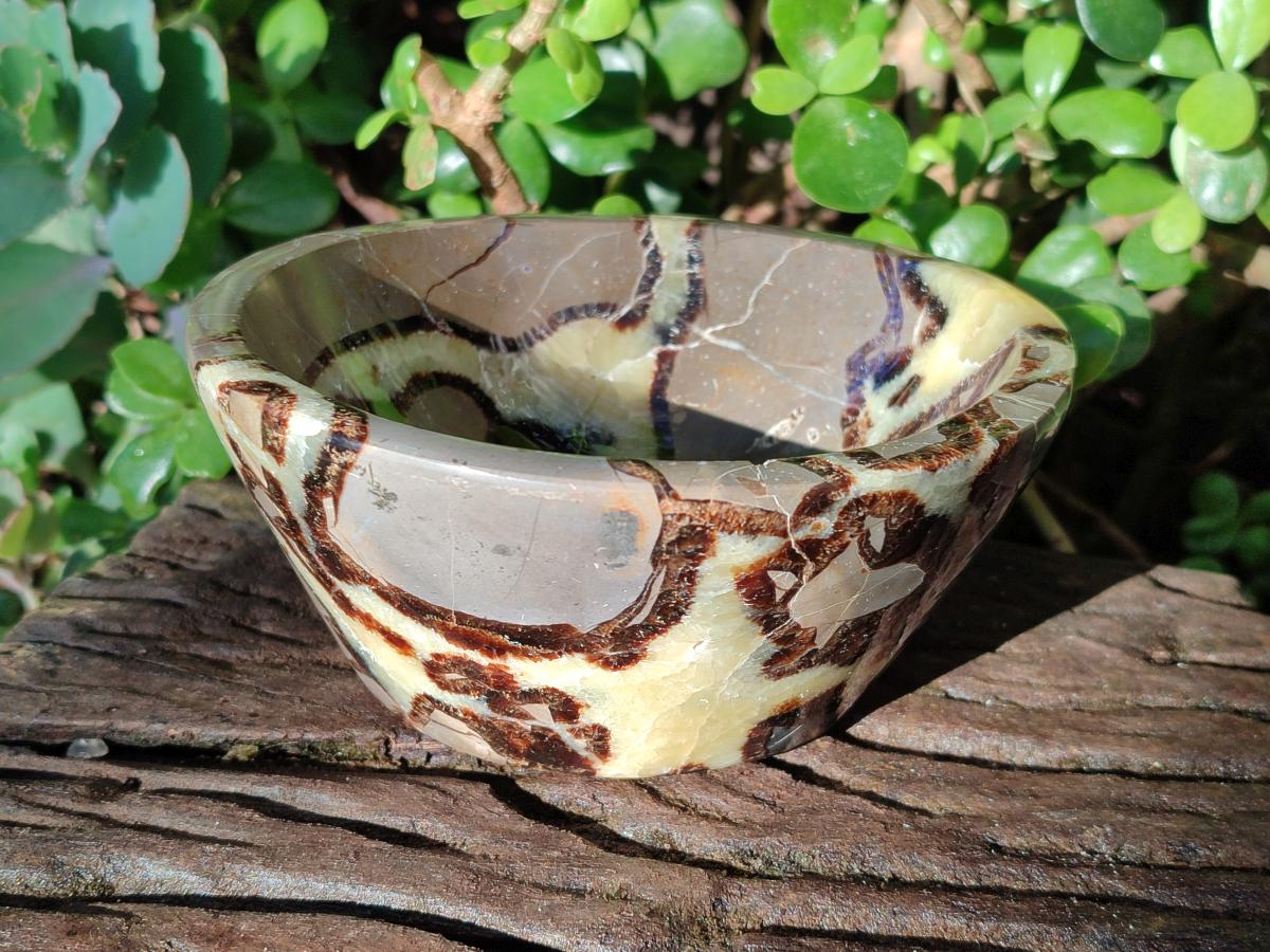Polished Septerye Bowls x 2 From Mahajanga, Madagascar - Toprock Gemstones and Minerals 