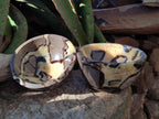 Polished Septerye Bowls x 2 From Mahajanga, Madagascar - Toprock Gemstones and Minerals 