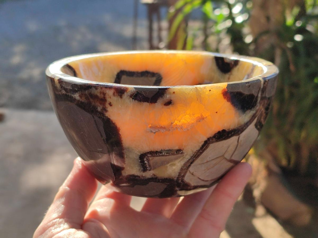 Polished Septerye Bowls x 2 From Mahajanga, Madagascar - Toprock Gemstones and Minerals 