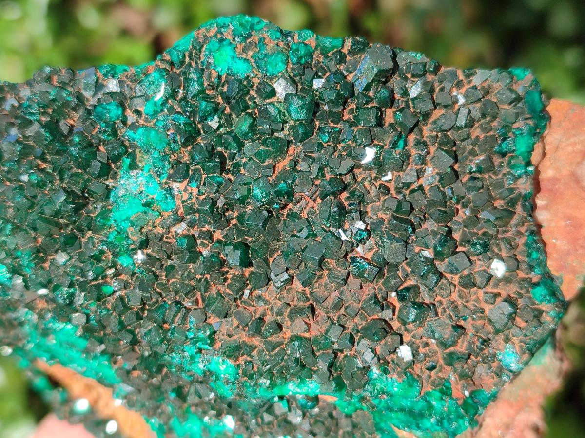 Natural Dioptase on Dolomite Specimens x 2 From Likasi, Congo - Toprock Gemstones and Minerals 