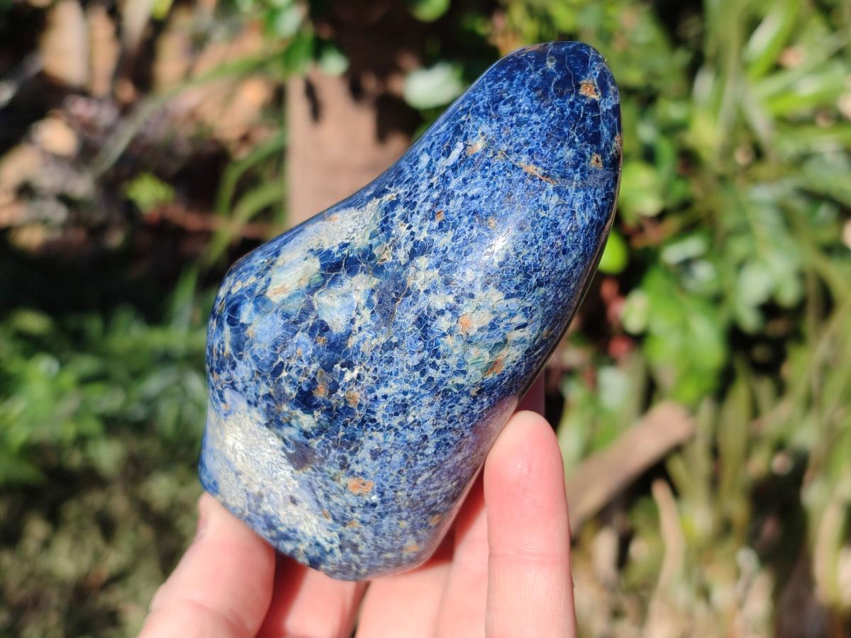 Polished Dumortierite Standing Display Pieces x 3 From Madagascar - Toprock Gemstones and Minerals 