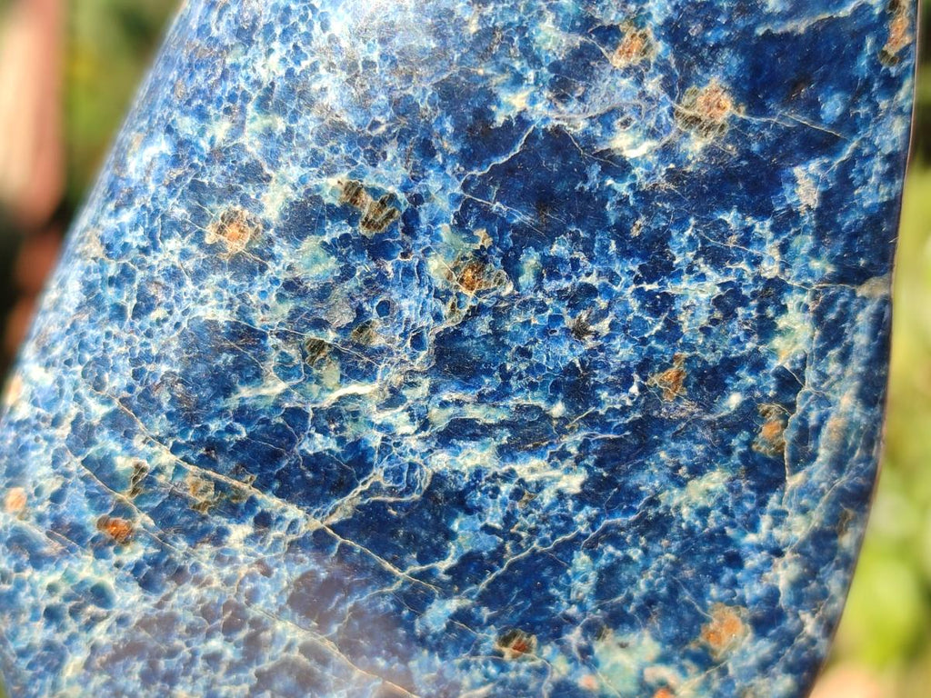 Polished Dumortierite Standing Display Pieces x 3 From Madagascar - Toprock Gemstones and Minerals 