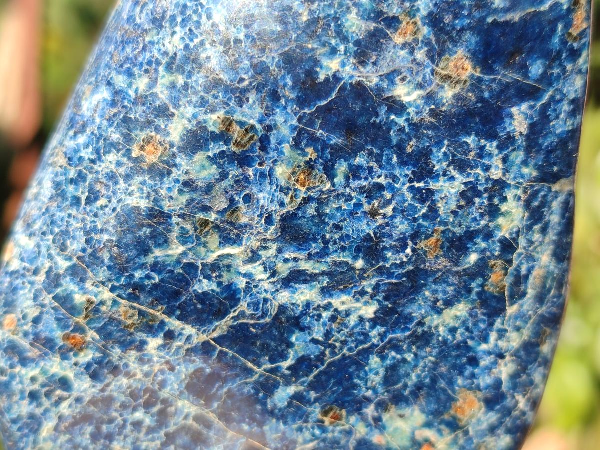 Polished Dumortierite Standing Display Pieces x 3 From Madagascar - Toprock Gemstones and Minerals 