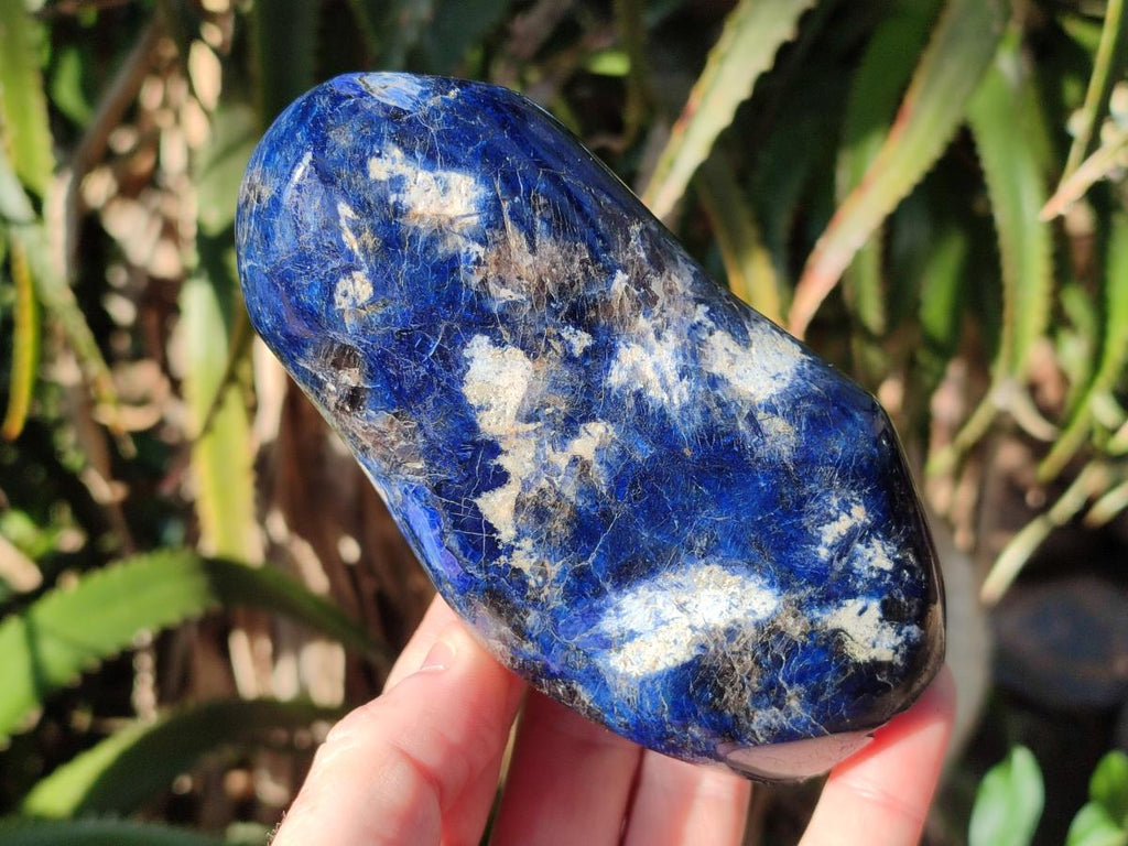 Polished Dumortierite Standing Display Pieces x 3 From Madagascar - Toprock Gemstones and Minerals 