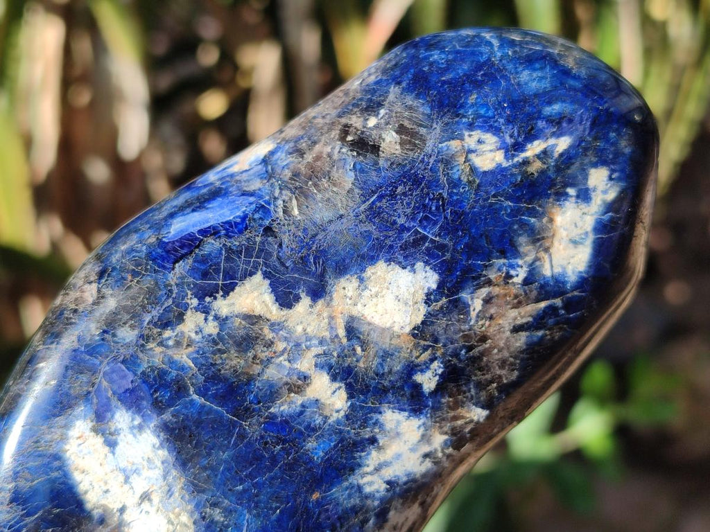 Polished Dumortierite Standing Display Pieces x 3 From Madagascar - Toprock Gemstones and Minerals 