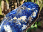Polished Dumortierite Standing Display Pieces x 3 From Madagascar - Toprock Gemstones and Minerals 