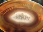 Polished Banded Agate Slices with Natural Edging x 12 From Madagascar - Toprock Gemstones and Minerals 