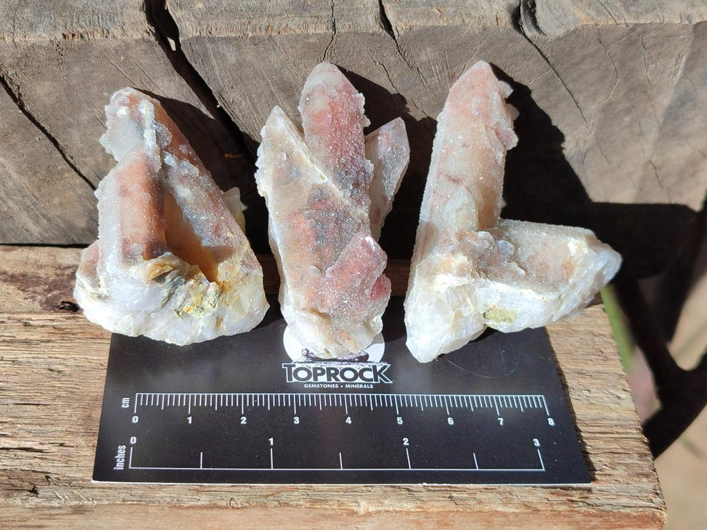 Natural Drusy Fairy Spirit Quartz Cluster and Crystals x 35 From Boekenhouthoek, South Africa - Toprock Gemstones and Minerals 