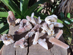 Natural Drusy Fairy Spirit Quartz Cluster and Crystals x 35 From Boekenhouthoek, South Africa - Toprock Gemstones and Minerals 