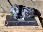 Polished Gabbro 'Merlinite' Mushrooms x 12 From Ambatofinandrahana, Madagascar - Toprock Gemstones and Minerals 